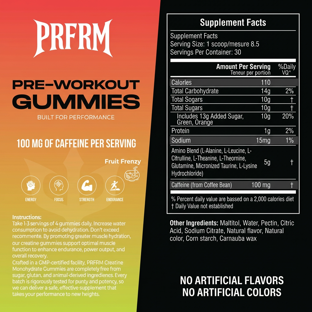 Pre-Workout Gummies